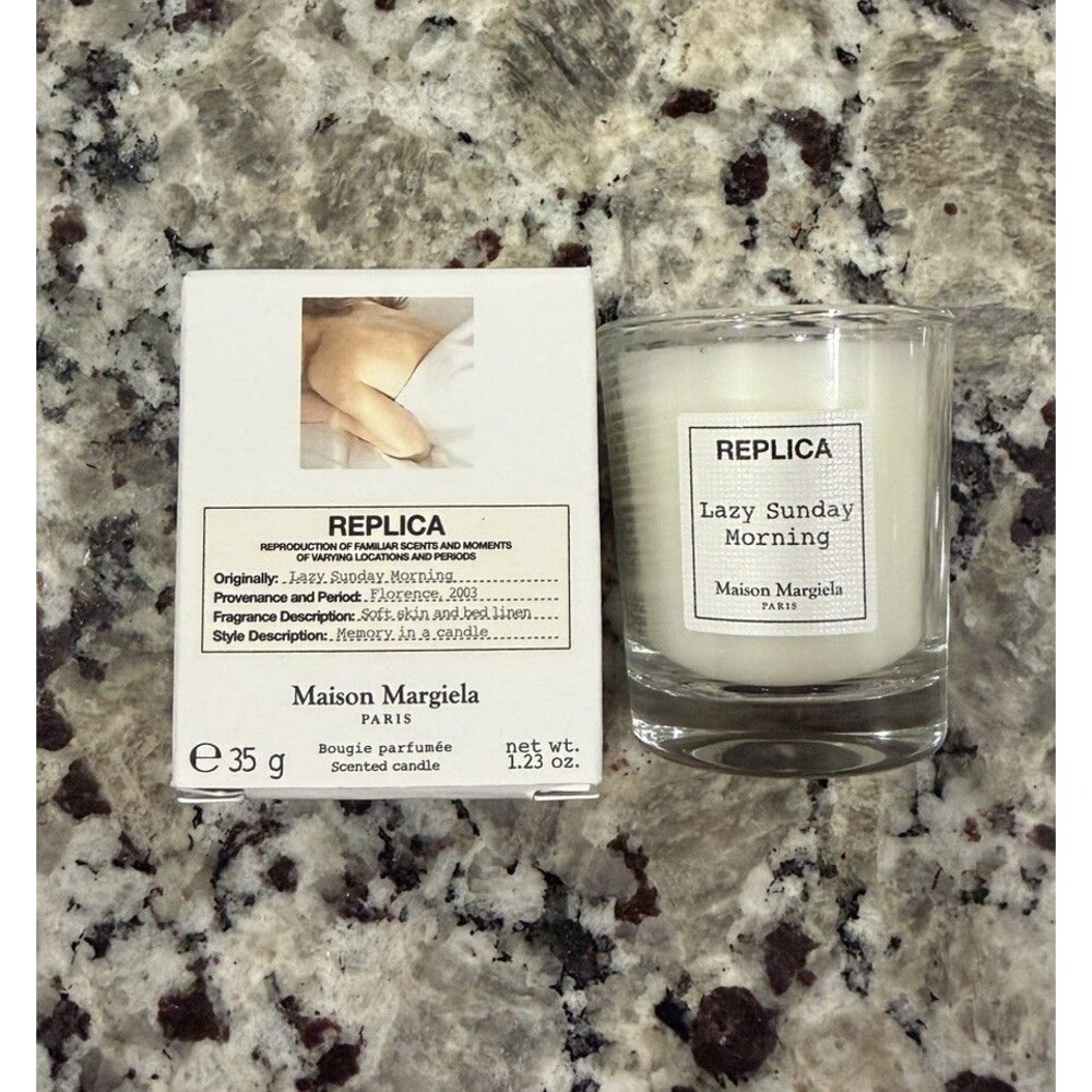 Maison Margiela Replica Lazy Sunday Morning Mini Candle 35g/1.23oz NIB